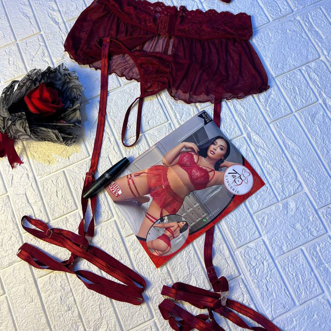 طقم لانجري دانتيل فاخر