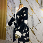 كيمونو قطيفة ناعم