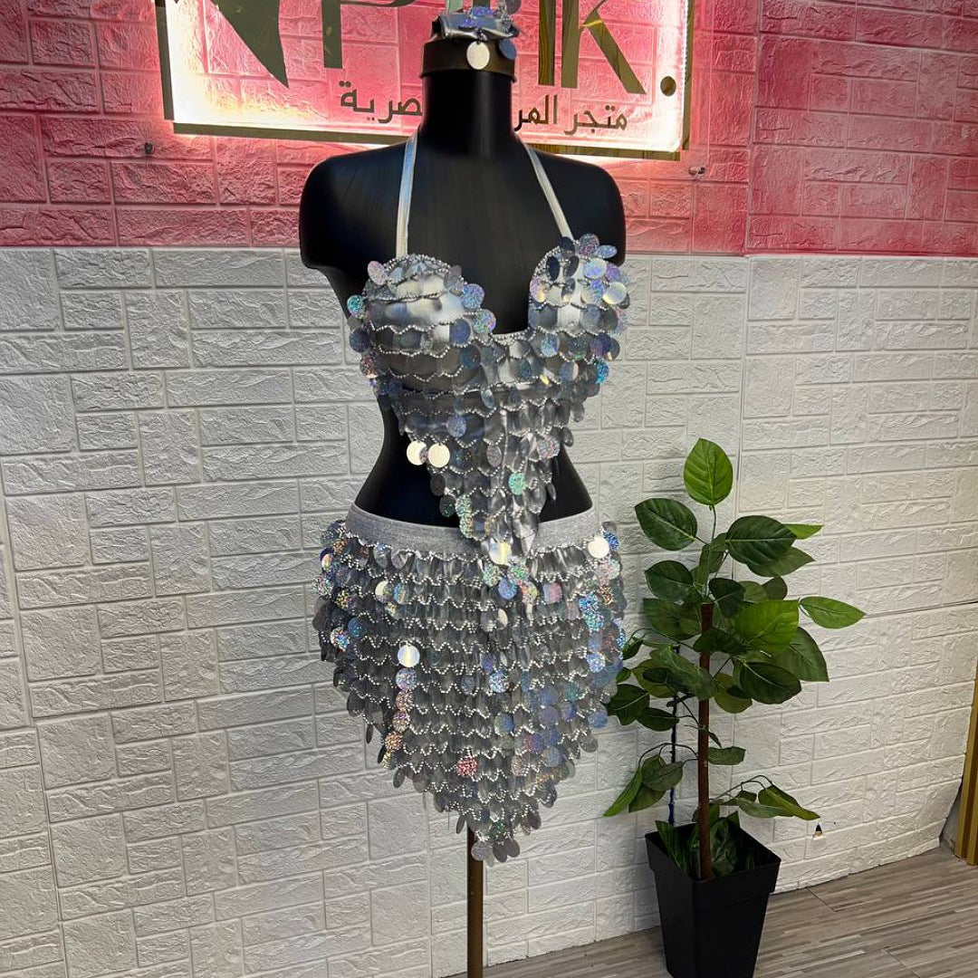 بدلة رقص شرقي 3 قطع