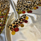 فستان رقص شرقي بطبعة ليوبارد