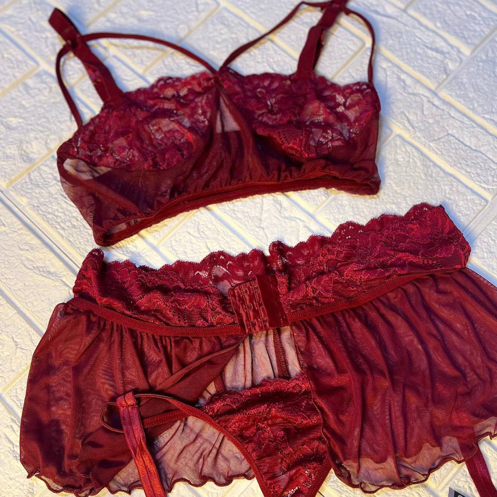 طقم لانجري دانتيل فاخر