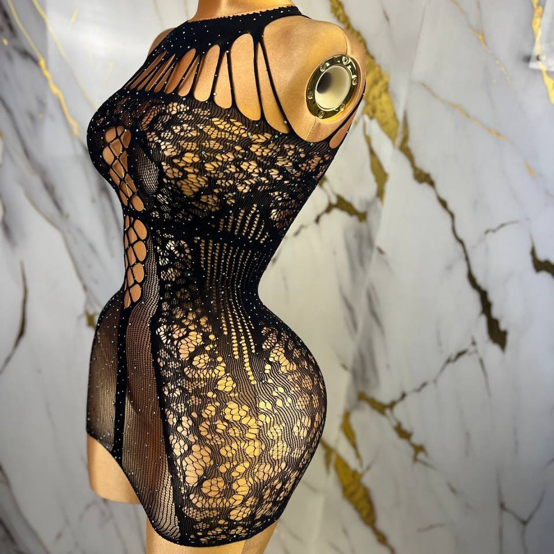 فستان لانجري شبكي